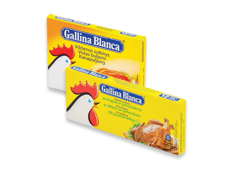 Sultiniams GALLINA BLANCA
			, 
				 6 rūšių