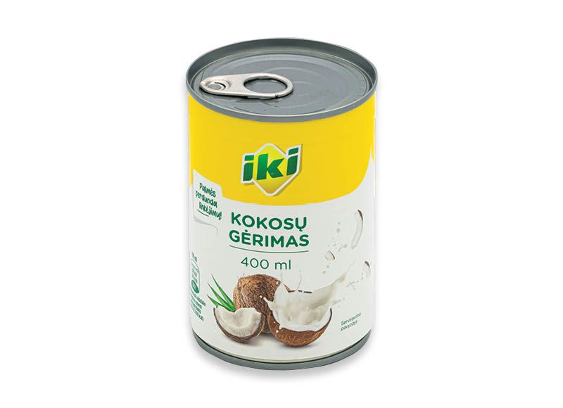 IKI kokosų gėrimas
,
400 ml, 2,48 Eur/l. A lygio parduotuvėse IKI kokosų gėrimas
,
400 ml, 2,48 Eur/l. A lygio parduotuvėse