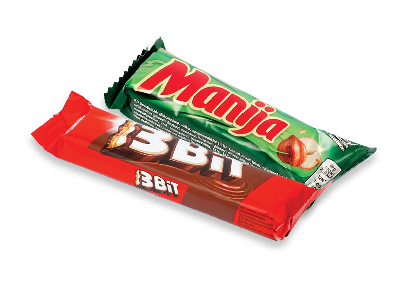 Šokoladinis batonėlis MANIJA, 3BIT
			, 
				 46 g, 49 g, 4 rūšių