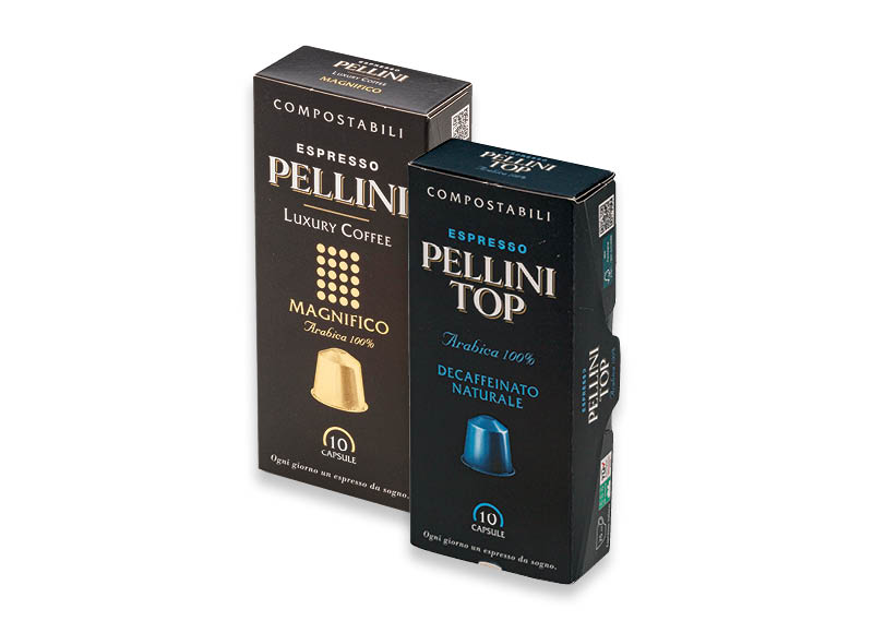 Kavos kapsulės PELLINI (NESPRESSO tipo)
			, 
				 10 vnt., 5 rūšių, 0,27 Eur/vnt. Ir IKI EXPRESS