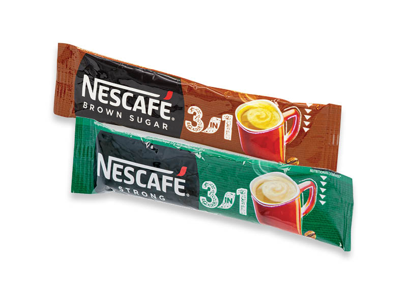 Tirpiosios kavos gėrimams NESCAFE (porcijomis)
			, 
				 Įvairių rūšių. Ir IKI EXPRESS