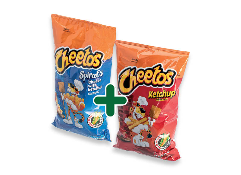 Traškučiai CHEETOS
			, 
				 145 g, 160 g, 165 g, 5 rūšių, 1,99 Eur/vnt. Ir IKI EXPRESS