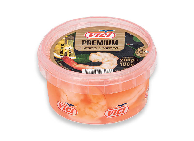 Baltakojės blyškiosios krevetės VIČI sūryme
,
200 g, 16,95 Eur/kg. A lygio parduotuvėse. Ir IKI EXPRESS Baltakojės blyškiosios krevetės VIČI sūryme
,
200 g, 16,95 Eur/kg. A lygio parduotuvėse. Ir IKI EXPRESS
