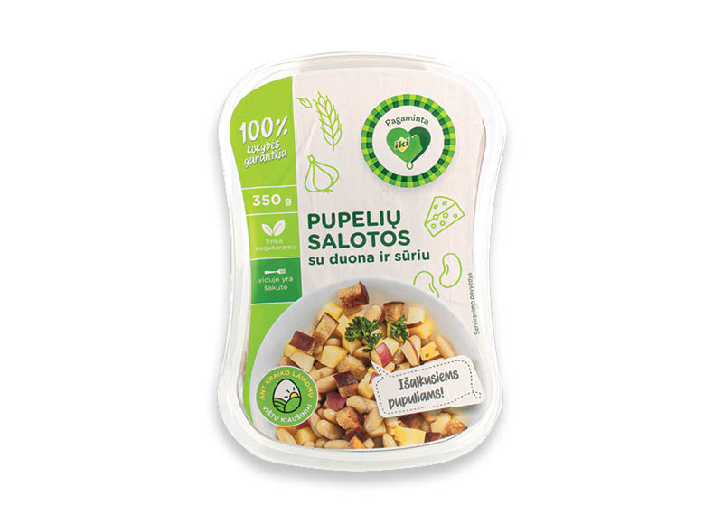 PAGAMINTA IKI pupelių salotoms su duona ir sūriu
,
350 g, 6,83 Eur/kg PAGAMINTA IKI pupelių salotoms su duona ir sūriu
,
350 g, 6,83 Eur/kg