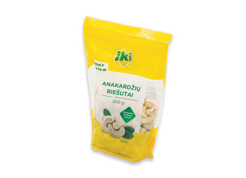 IKI anakardžių riešutai
,
300 g, 14,30 Eur/kg. A lygio parduotuvėse IKI anakardžių riešutai
,
300 g, 14,30 Eur/kg. A lygio parduotuvėse