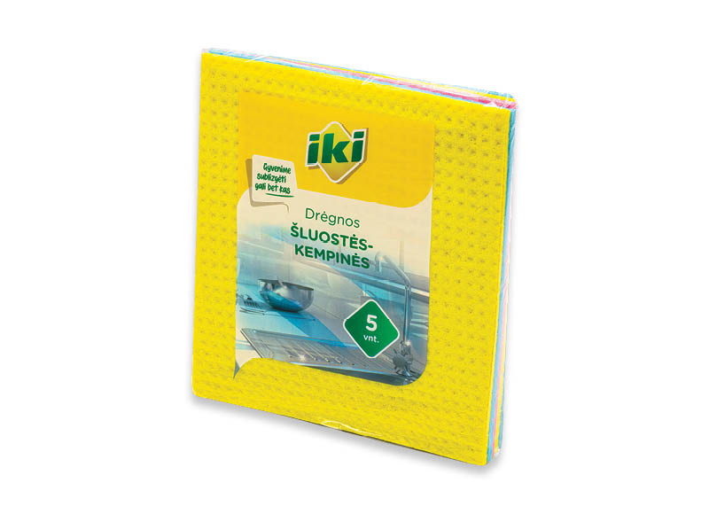 IKI drėgnos šluostės
,
5 vnt., 0,30 Eur/vnt. IKI drėgnos šluostės
,
5 vnt., 0,30 Eur/vnt.