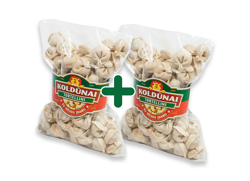 Šaldyti koldūnai LIŪTUKAS IR KO TORTELLINI
			, 
				 800 g, 4,49 Eur/vnt.