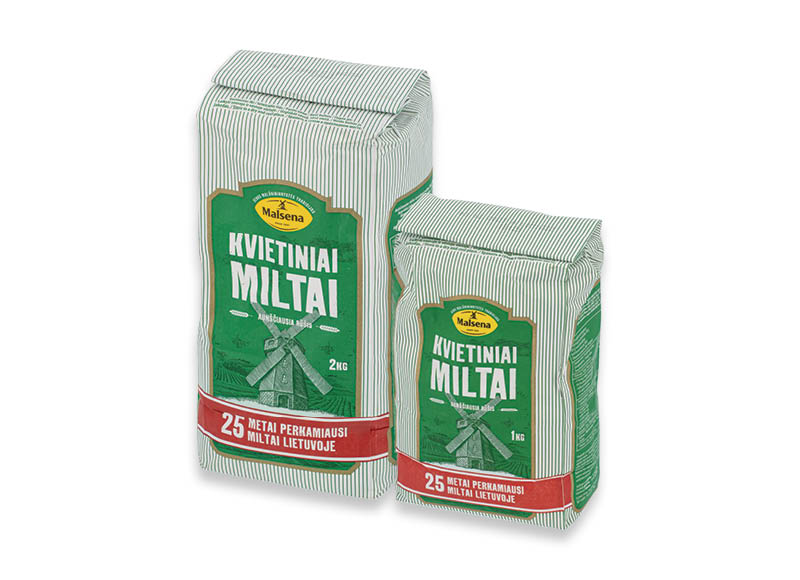 Kvietiniai miltai MALSENA
			, 
				 2 rūšių