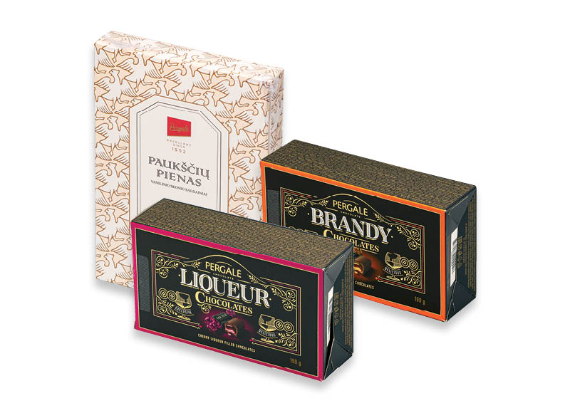 Saldainių dėžutė BRANDY, LIQUER, PAUKŠČIŲ PIENAS
			, 
				 160 g, 190 g, 3 rūšių. Ir IKI EXPRESS
