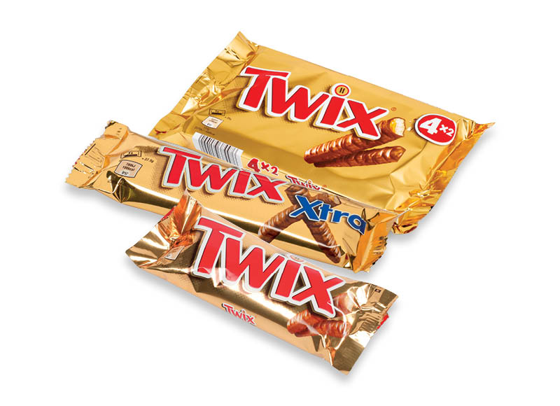 Šokoladiniai batonėliai TWIX
			, 
				 50 g, 75 g, 200, 3 rūšių. Ir IKI EXPRESS