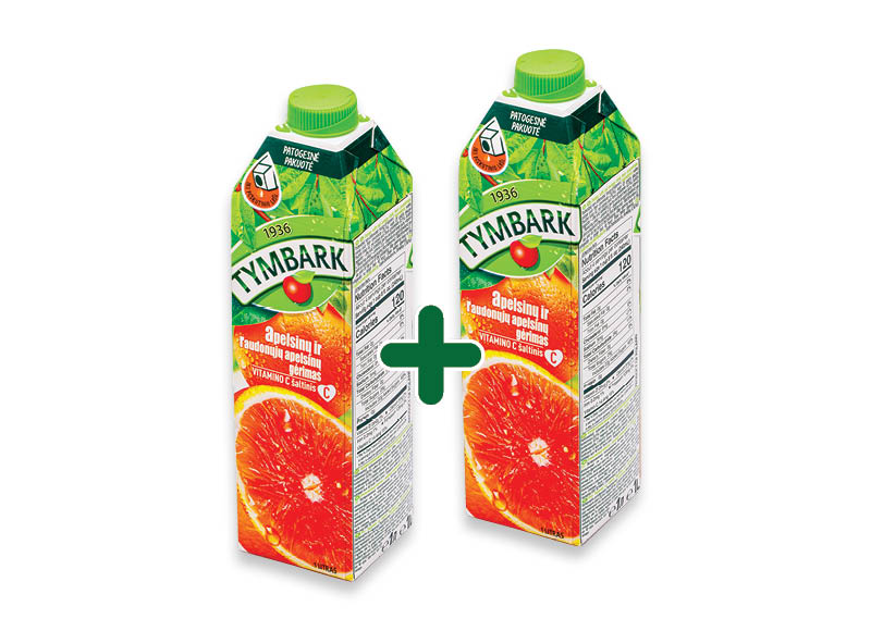Raudonųjų Sicilijos apelsinų gėrimas TYMBARK
,
1 l, 1,99 Eur/vnt. Ir IKI EXPRESS Raudonųjų Sicilijos apelsinų gėrimas TYMBARK
,
1 l, 1,99 Eur/vnt. Ir IKI EXPRESS