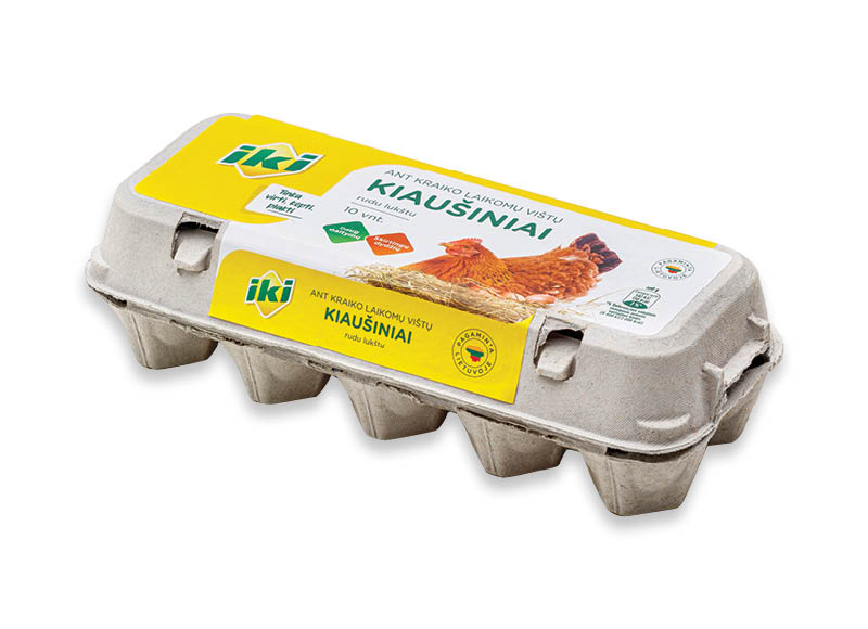IKI kiaušiniai ant kraiko laikomų vištų rudu lukštu
,
10 vnt., skirtingų dydžių, 0,18 Eur/vnt. Ir IKI EXPRESS IKI kiaušiniai ant kraiko laikomų vištų rudu lukštu
,
10 vnt., skirtingų dydžių, 0,18 Eur/vnt. Ir IKI EXPRESS