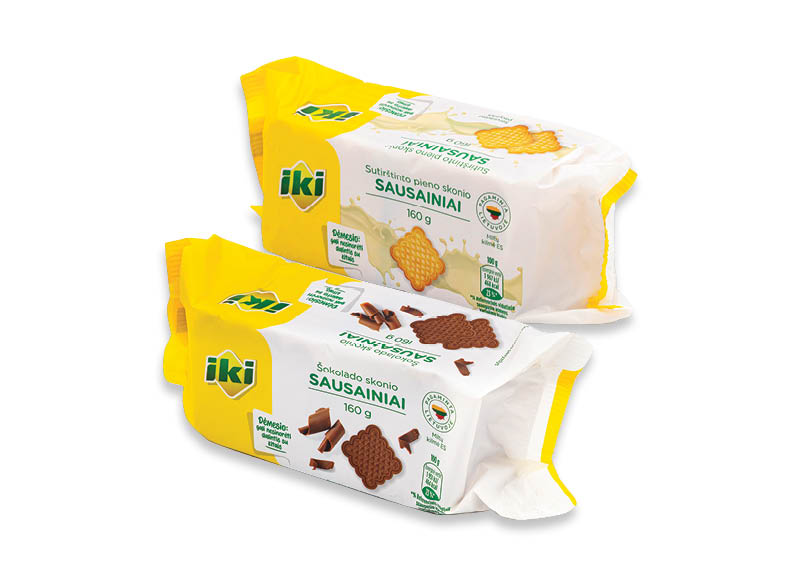 IKI sausainiai
			, 
				 160 g, 4 rūšių, 3,44 Eur/kg