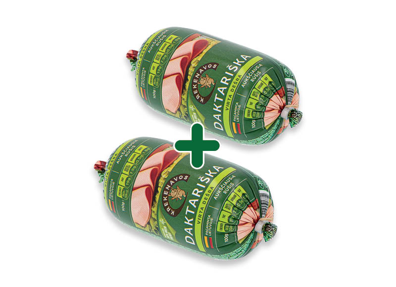 Virta DAKTARIŠKA dešra
,
320 g, 2,99 Eur/vnt. A lygio parduotuvėse Virta DAKTARIŠKA dešra
,
320 g, 2,99 Eur/vnt. A lygio parduotuvėse