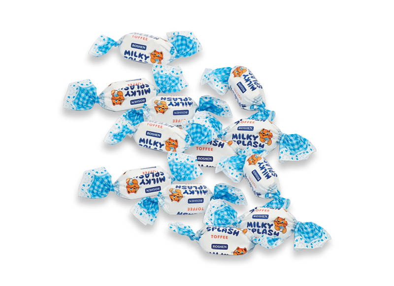 Sveriami saldainiai MILKY SPLASH
			, 
				 1 kg. A lygio parduotuvėse