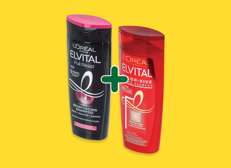 Plaukų šampūnas, balzamas, kondicionierius ELVITAL
,
200 ml, 250 ml. Įvairių rūšių, 4,79 Eur/vnt. Plaukų šampūnas, balzamas, kondicionierius ELVITAL
,
200 ml, 250 ml. Įvairių rūšių, 4,79 Eur/vnt.