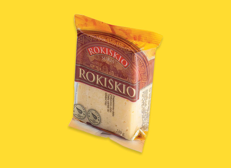 ROKIŠKIO sūris
			, 
				 240 g, 45 % rieb., 7,46 Eur/kg. Ir IKI EXPRESS