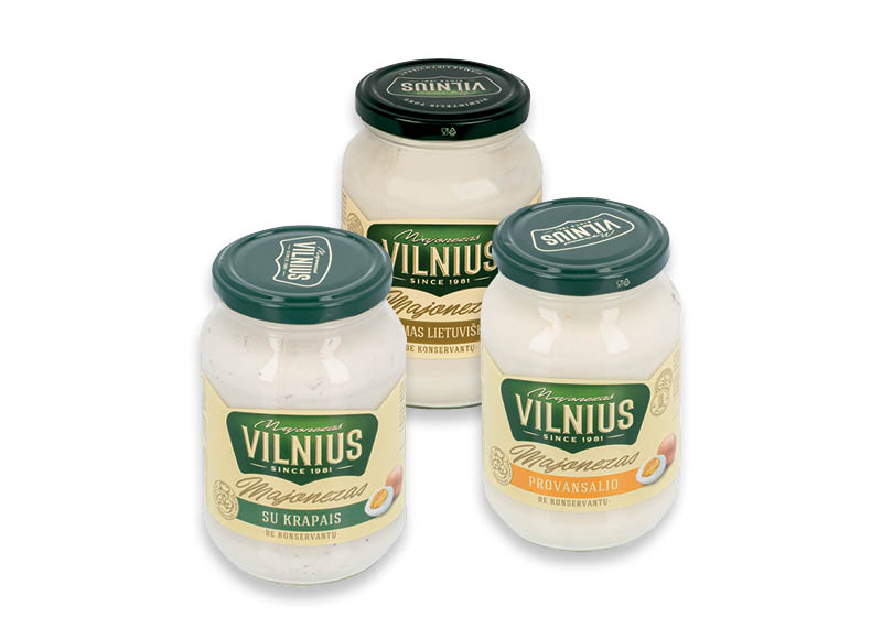 Majonezui VILNIUS
			, 
				 475 ml, 5 rūšių