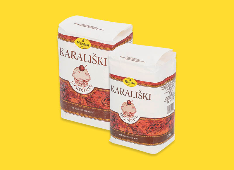 KARALIŠKIEMS kvietiniams miltams
			, 
				 1 kg, 1,75 kg