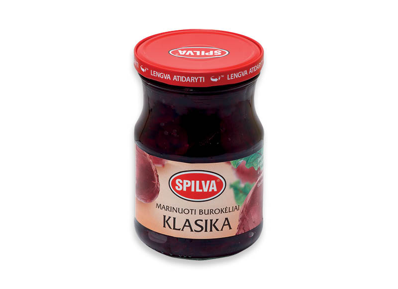 Marinuoti burokėliai SPILVA KLASIKA
,
570 g, 2,61 Eur/kg Marinuoti burokėliai SPILVA KLASIKA
,
570 g, 2,61 Eur/kg