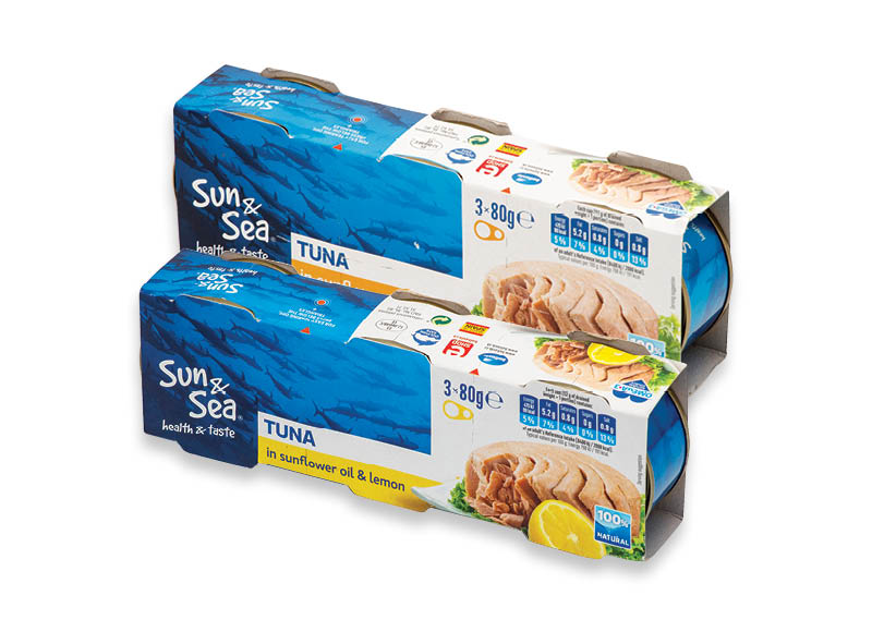 Tunai SUN & SEA
,
3 x 80 g, 2 rūšių, 12,46 Eur/kg Tunai SUN & SEA
,
3 x 80 g, 2 rūšių, 12,46 Eur/kg