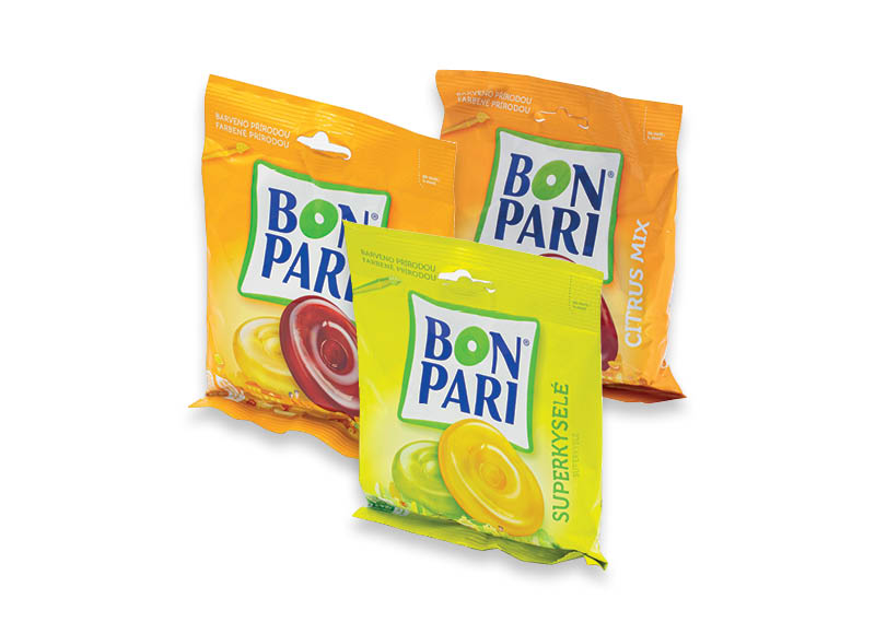 Karamelė BON PARI
			, 
				 90 g, 3 rūšių, 10,56 Eur/kg