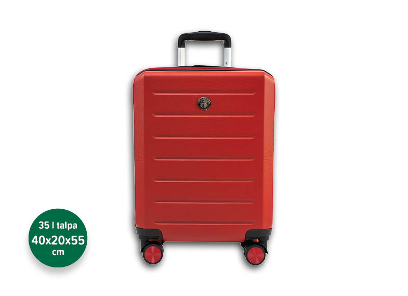 Lagaminams ALFA ROMEO
			, 
				 1 vnt matmenys su ratukais: 40 x 20 x 55 cm talpa 35l, medžiaga: abs. A lygio parduotuvėse