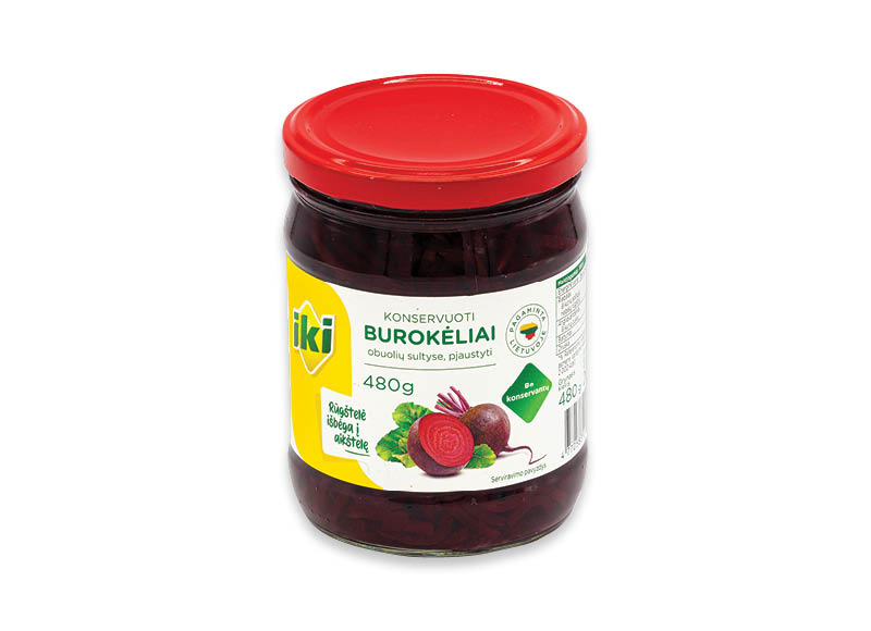 IKI konservuoti burokėliai
,
480 g, 1,85 Eur/kg IKI konservuoti burokėliai
,
480 g, 1,85 Eur/kg