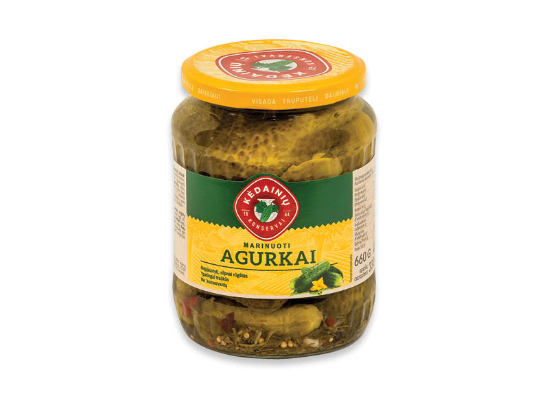 Marinuoti KĖDAINIŲ agurkai
,
660 g, 3,02 Eur/kg. A lygio parduotuvėse Marinuoti KĖDAINIŲ agurkai
,
660 g, 3,02 Eur/kg. A lygio parduotuvėse
