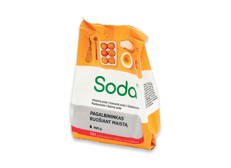 Maistinė soda
			, 
				 400 g, 1,63 Eur/kg