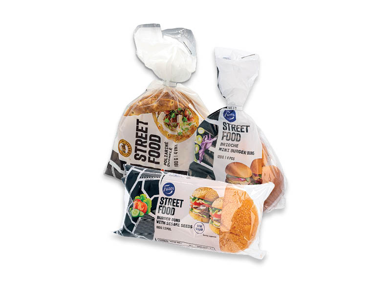 STREET FOOD poliarinėms duonelėms ir mėsainių bandelėms
			, 
				 120 g, 160 g, 180 g, 3 rūšių. A lygio parduotuvėse