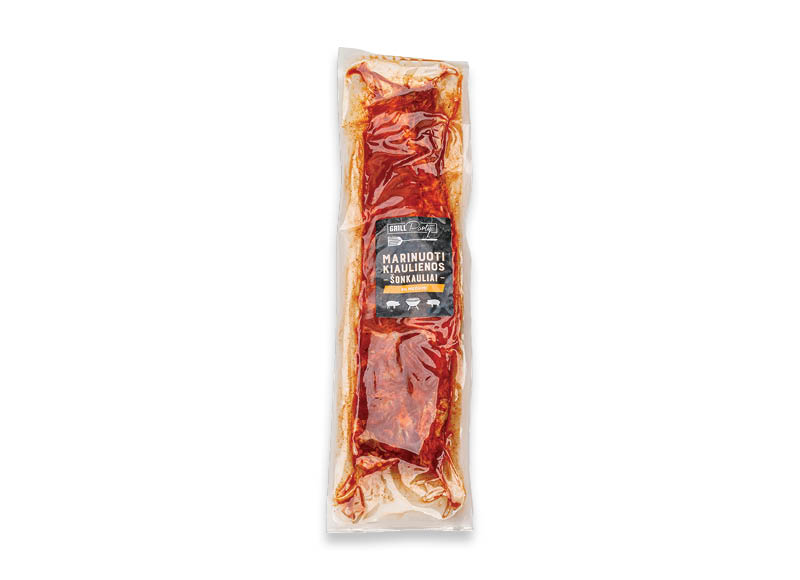 GRILL PARTY marinuoti kiaulienos šonkauliai su medumi
			, 
				 (fasuoti) 1 kg. A lygio parduotuvėse