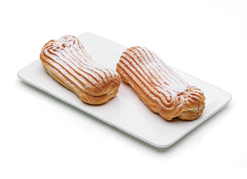 Eklerams su vanilės skonio grietinėlės kremu
			, 
				 60 g, 180 g. A lygio parduotuvėse