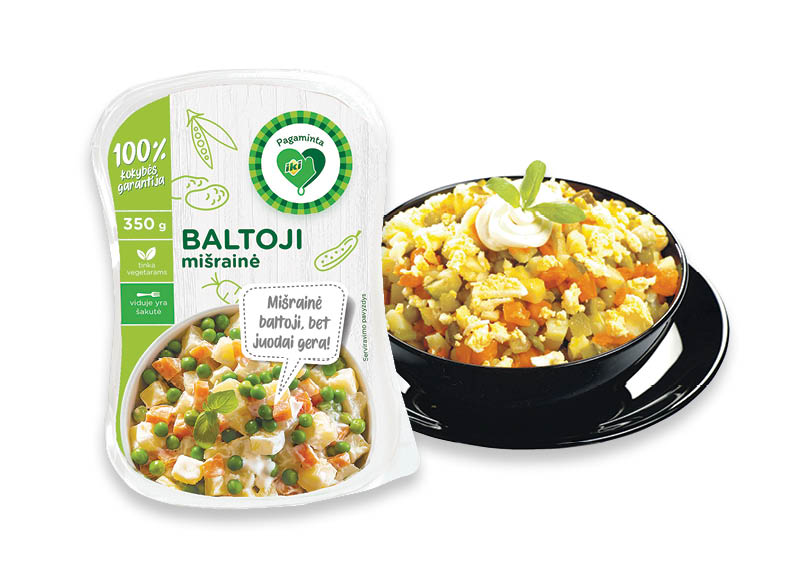 PAGAMINTA IKI BALTOJI mišrainė
			, 
				 350 g, 5,11 Eur/kg. Ir IKI EXPRESS