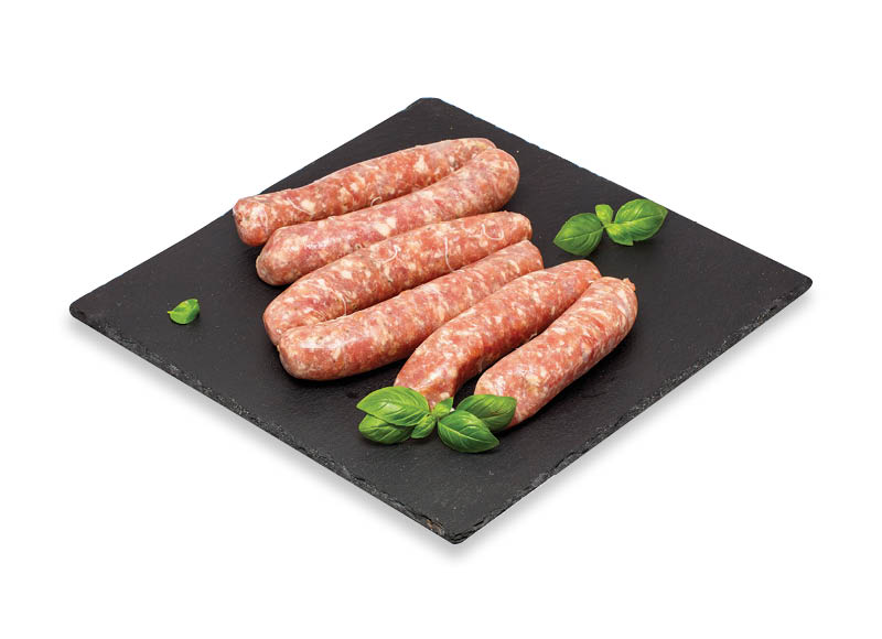 Šviežios tradicinės lietuviškos dešrelės
			, 
				 (sveriamoje vitrinoje) 1 kg. A lygio parduotuvėse