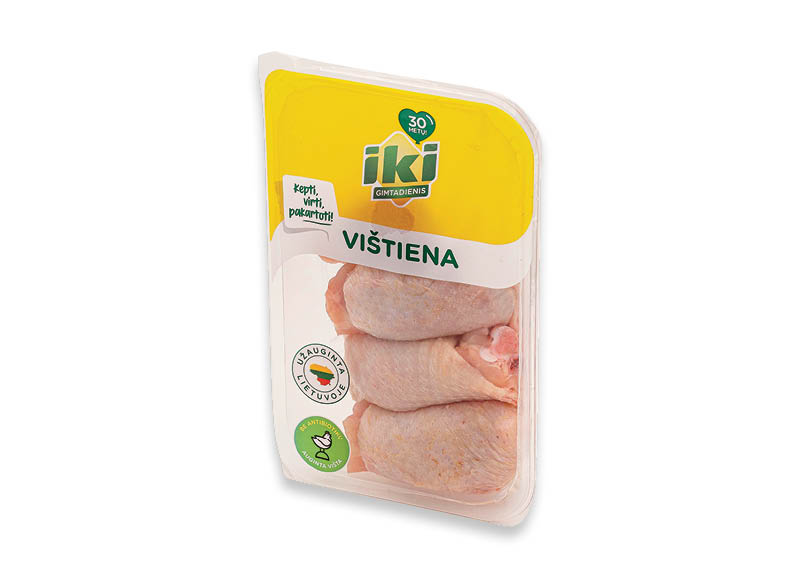IKI šviežios viščiukų broilerių šlaunelės
,
(užauginta be antibiotikų) 500 g, 4,98 Eur/kg. A lygio parduotuvėse IKI šviežios viščiukų broilerių šlaunelės
,
(užauginta be antibiotikų) 500 g, 4,98 Eur/kg. A lygio parduotuvėse