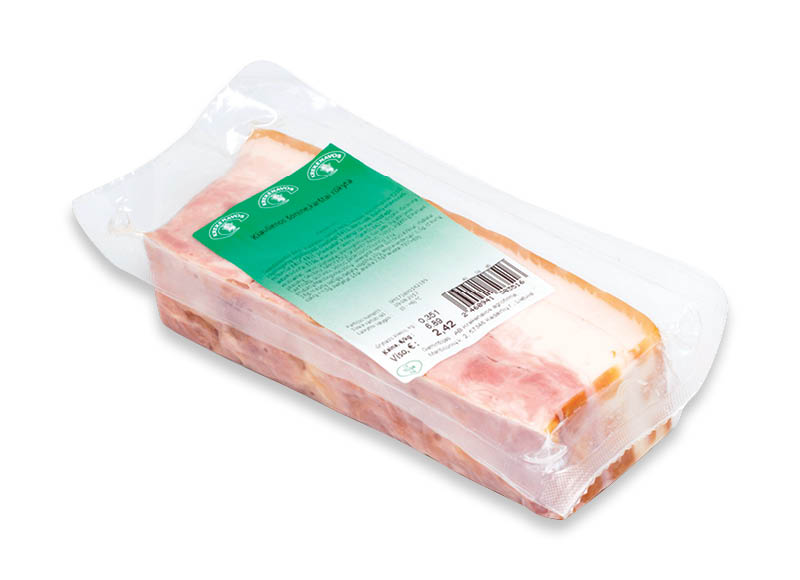 Karštai rūkyta kiaulienos šoninė
			, 
				 1 kg
