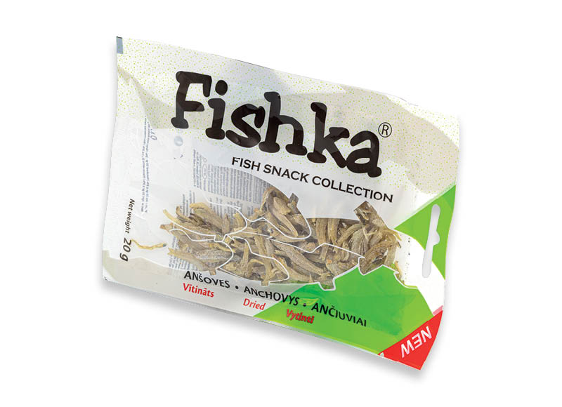 Sūdyti ančiuviai FISHKA
			, 
				 20 g, 39,50 Eur/kg. A lygio parduotuvėse