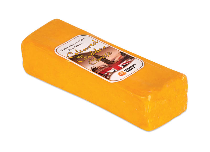 Spalvotas čederio sūris CHEESE WORLD
			, 
				 1 kg, 50 % rieb. A lygio parduotuvėse