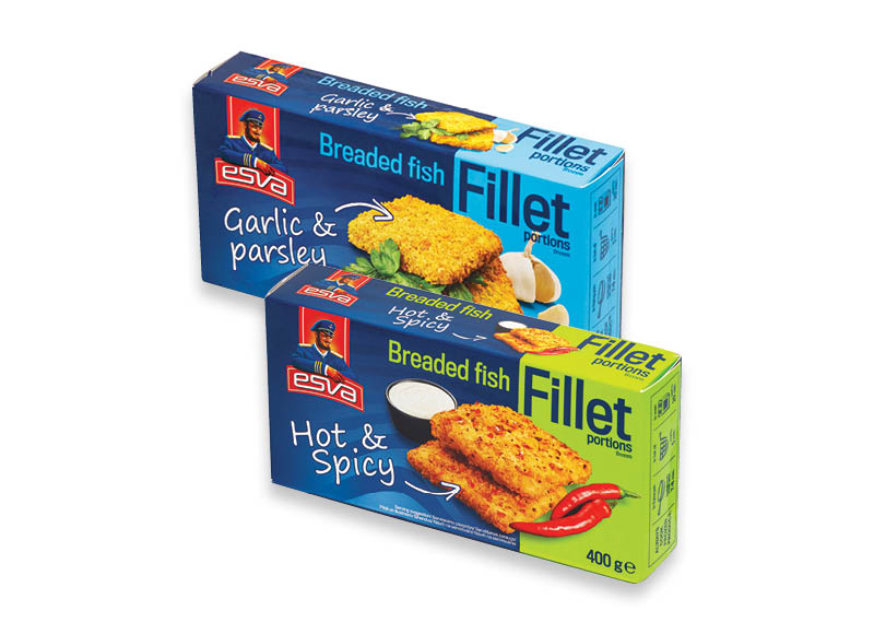 Šaldyta žuvų filė ESVA
			, 
				 400 g, 2 rūšių, 8,73 Eur/kg