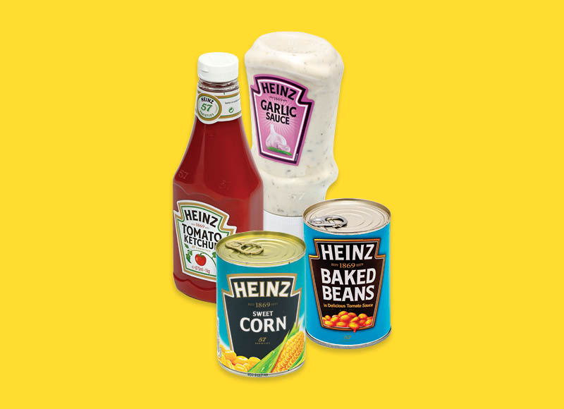 Konservuotoms daržovėms, padažams, kečupams HEINZ
			, 
				 Įvairių rūšių