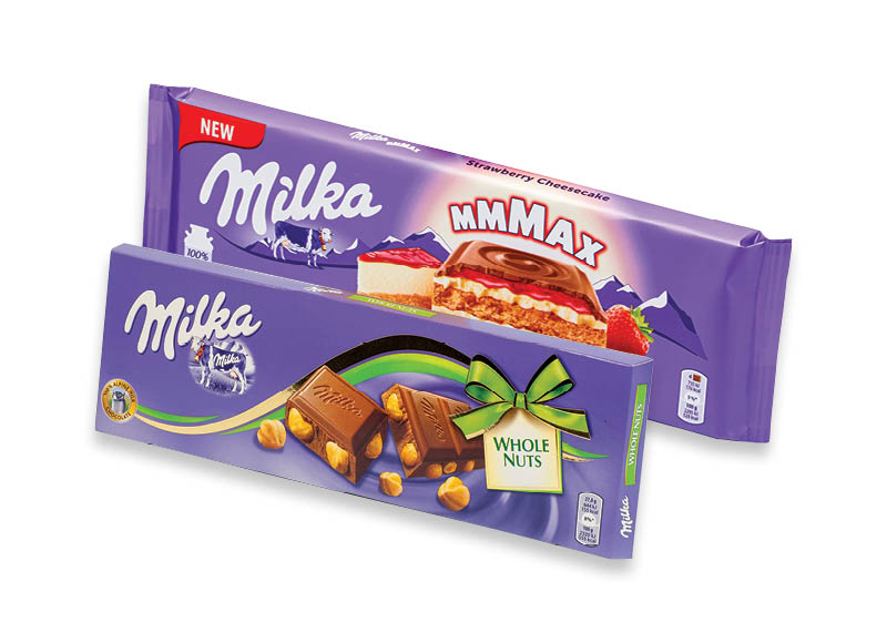 Šokolado plytelė MILKA
			, 
				 250 g, 276 g, 300 g, 6 rūšių