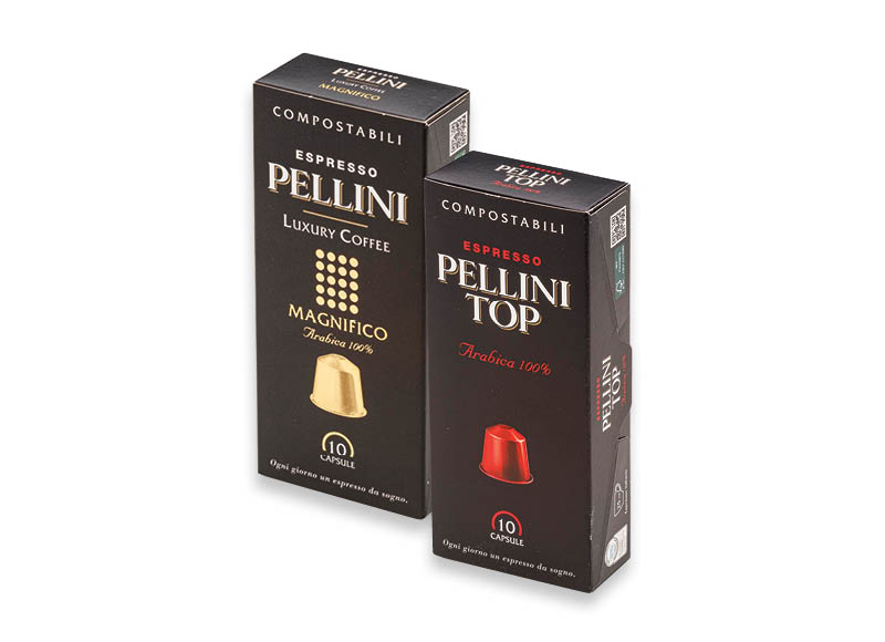 Kavos kapsulės PELLINI (NESPRESO tipo)
			, 
				 10 vnt., 5 rūšių, 0,27 Eur/vnt. Ir IKI EXPRESS