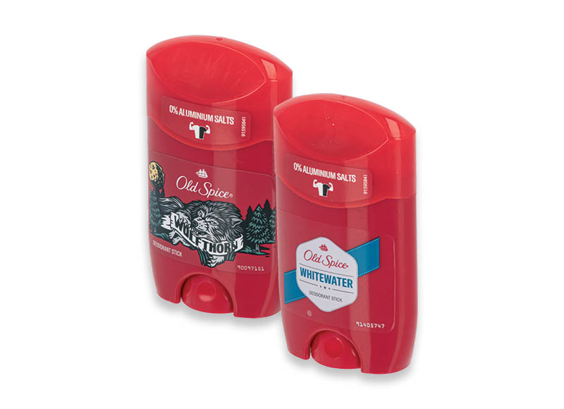 Priemonėms OLD SPICE
			, 
				 Įvairių rūšių