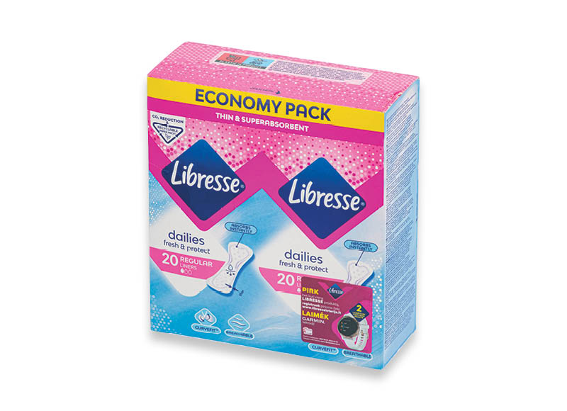 Higieniniai įklotai LIBRESSE NORMAL MULTI
			, 
				 40 vnt., 0,05 Eur/vnt.