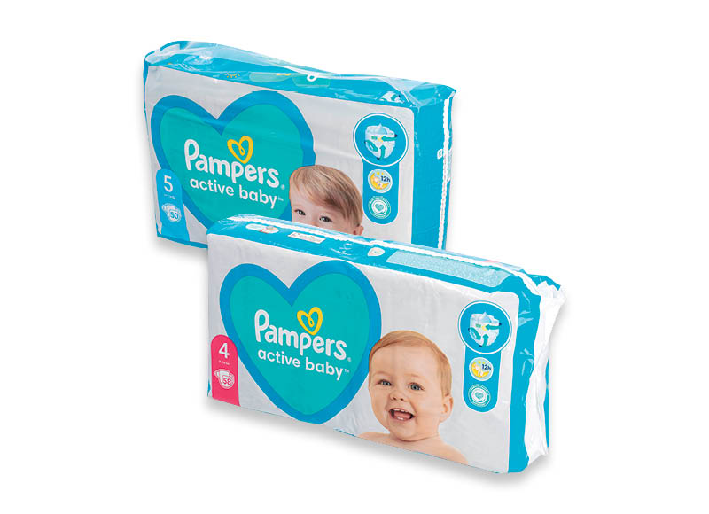 Sauskelnės PAMPER ACTIVE BABY
,
5 rūšių. A lygio parduotuvėse Sauskelnės PAMPER ACTIVE BABY
,
5 rūšių. A lygio parduotuvėse