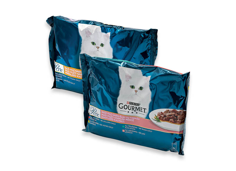 Kačių konservai GOURMET PERLE
,
340 g, 2 rūšių, 5,26 Eur/kg. A lygio parduotuvėse Kačių konservai GOURMET PERLE
,
340 g, 2 rūšių, 5,26 Eur/kg. A lygio parduotuvėse