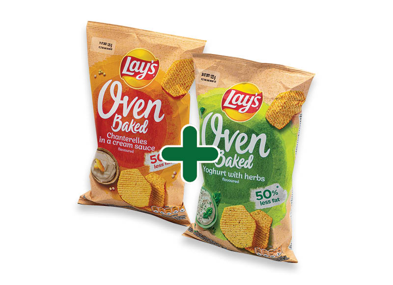 Bulvių traškučiai LAY’S OVEN BAKED
,
125 g, 4 rūšių, 2,49 Eur/vnt. Ir IKI EXPRESS Bulvių traškučiai LAY’S OVEN BAKED
,
125 g, 4 rūšių, 2,49 Eur/vnt. Ir IKI EXPRESS