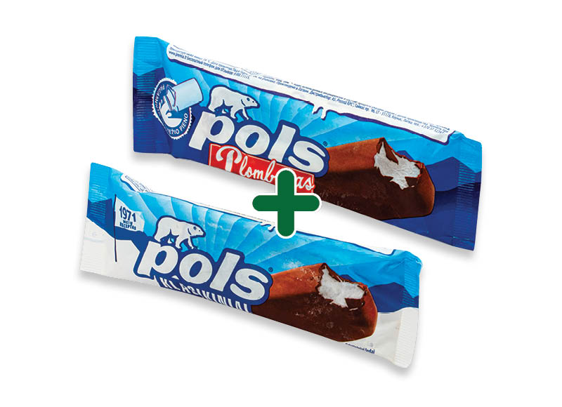 Valgomieji ledai POLS ant pagaliuko
			, 
				 120 ml, 7 rūšių, 1,29 Eur/vnt. Ir IKI EXPRESS