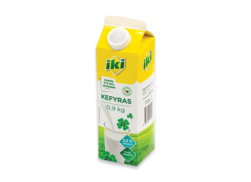 IKI kefyras
,
0,9 kg, 2,5 % rieb., 1,10 Eur/kg. A lygio parduotuvėse IKI kefyras
,
0,9 kg, 2,5 % rieb., 1,10 Eur/kg. A lygio parduotuvėse